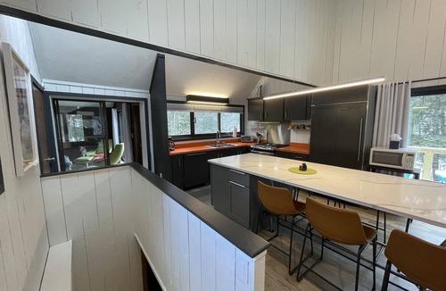 Bartlett Ski Chalet | Refreshed 1970's Chalet - Perched on the Saco River. Minutes to Attitash.