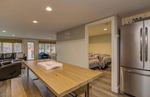 Raymond House | Relax in Raymond's lakefront 2-bedroom vacation home, just steps to Sebago Lake
