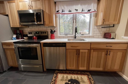 Bartlett Condo | Renovated Nordic Village condo-book now for summer fun in the mountains!