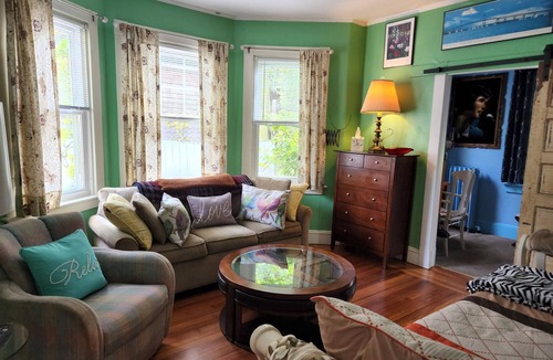 Off Broadway Apartment | Renovated, sun filled ground floor apartment