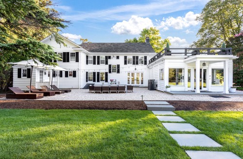 Bellport House | Resort-Style Bellport Estate: Private Heated Pool, Spa & Game Room