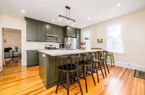 Catawissa House | Restored 1900s Queen Anne Farmhouse Retreat Near Knoebels on 95 Acres.
