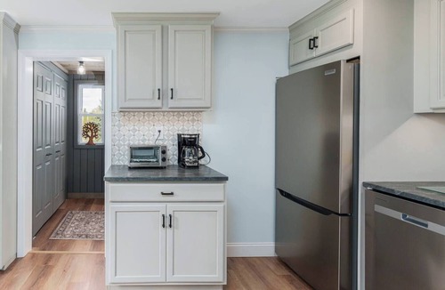 Porter Corners House | Restored Farmhouse Near Saratoga Fire Pit & Trails