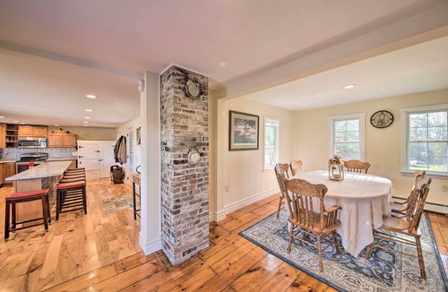 Wiscasset House | Riverfront Coastal Escape with Deep Water Dock!