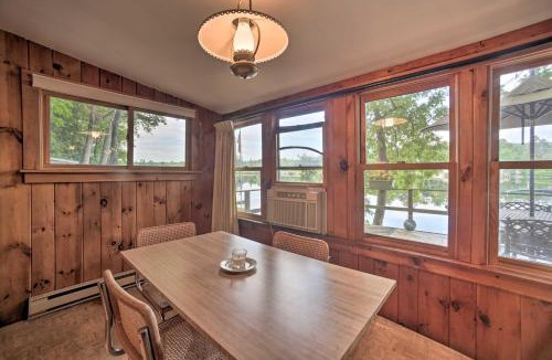 Lake Luzerne House | Riverfront Escape w/Dock: 19 Mi to Saratoga!