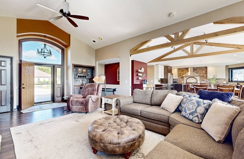 Wrightstown House | Riverfront home with pool, hot tub & sauna - perfect location