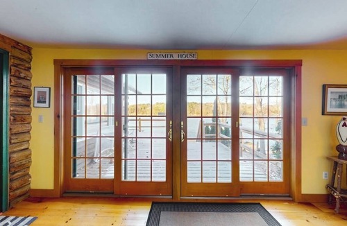 Boothbay Cabin | Riverfront retreat with a furnished deck, washer/dryer & fast WiFi