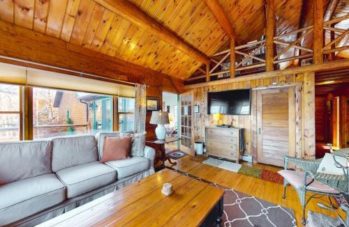 Boothbay House | Riverfront retreat with a furnished deck, washer/dryer & fast WiFi
