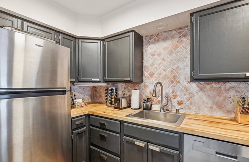 Stowe Area Condo | Riverside Getaway: 1br+ loft, fireplace, a/c, decks w/river views, free ski shuttle, Village area!