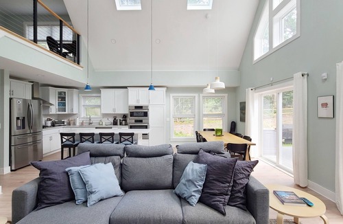Wellfleet House | Roomy 3BD+ Home-Central A/C, Deck, Fire Pit, Fenced-in Yard & Outdoor Shower