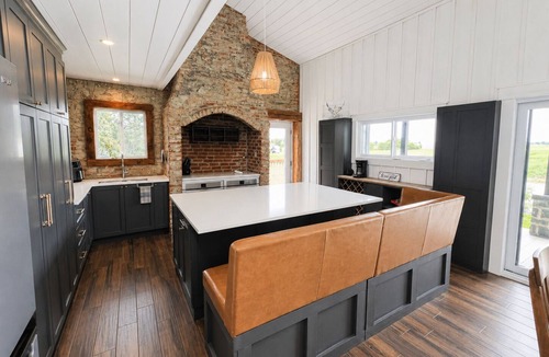 The Nation House | Rustic River Ranch ~ The Lodge ~ River Terrace ~ Fire pit ~ Large Porch