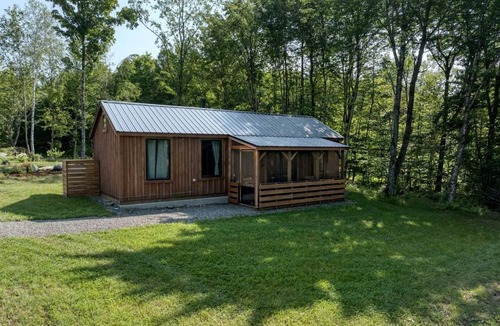 Wolcott House | Scenic Scandinavian Retreat with Ski-In/Out Trail Access Near Stowe, Wolcott, Vermont