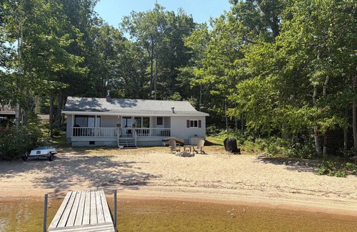 Standish House | Sebago Lake Beach House, 3 Bedrooms, Sleeps 6, Sandy Beach, Dock & Mooring