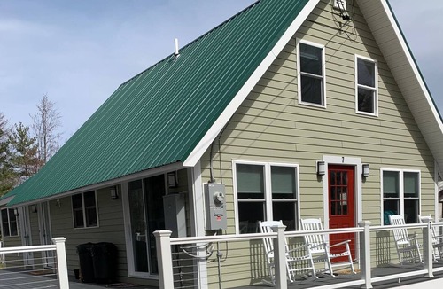 Standish House | Sebago Lake, ME Lakeside Hot Tub just renovated
