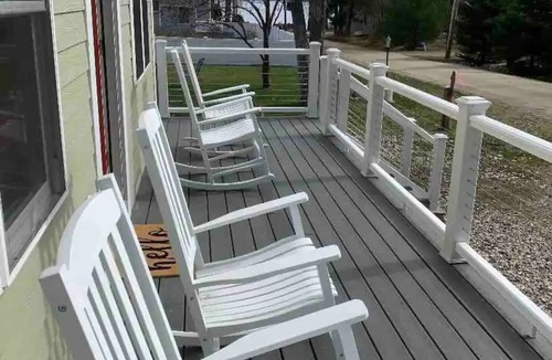 Standish House | Sebago Lake, ME Lakeside Hot Tub just renovated