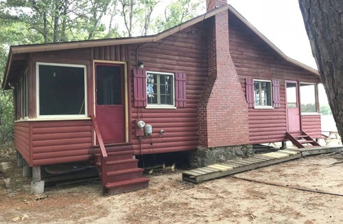 Standish Cabin | Sebago Lake Private Beach Front Classic Cabin