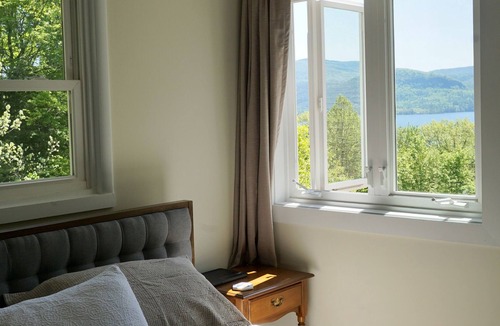 Bolton Landing Cabin | Secluded Bolton Cabin – Private Dock & Majestic Lake Views