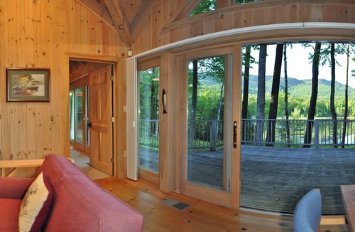 Holderness Ski Chalet | Secluded Chalet with private pond