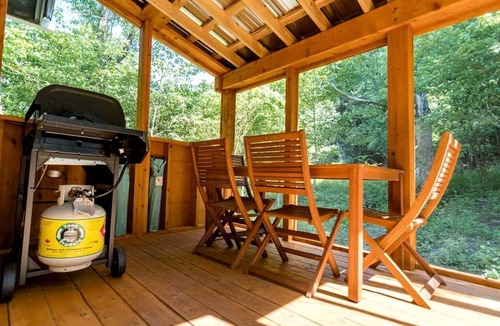 Blackstock Cabin | Secluded Forest Cabin with Screened Porch and Amazing Hiking Trails in Ontario