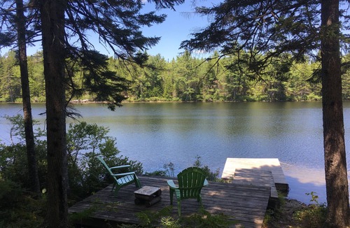 Marshfield Cabin | Secluded Lakefront, Dog-Friendly Cabin with Canoe, 7 Miles from the Ocean