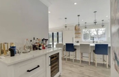 Greenport West House | Secluded luxury property with pool and easy walkable access to private beach