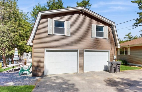 Orland House | Secluded waterfront home with private dock, outdoor dining, firepit, WiFi & W/D