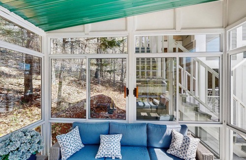 Cumberland Foreside House | Serene Coastal Home with Private Beach Access, Hot Tub, and Spacious Decks