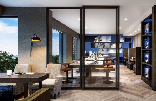 Seaport District Apartment | Serene Seaport Studio w/Gym & W/D, nr Shops & Dining, by Blueground
