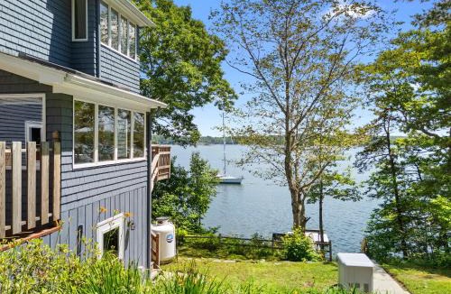 Sebascodegan Island House | Serene waterfront home w/a dock, large deck & amazing views!