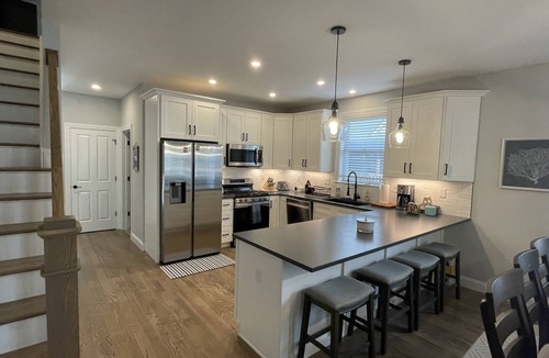 Seaside Heights House | Shore Elegance! 5br 4 bath private home w/5 decks & hot tub just steps to beach