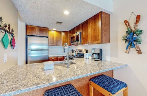 Ludlow Condo | Ski-in/out condo with mountain views, fireplace, pool, & hot tub