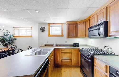 North Troy Condo | Ski-in/ski-out mountain-view condo next to Grammy Jay trail w/board games, W/D