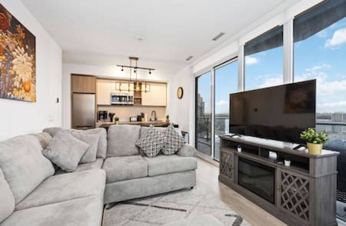 The Queensway Condo | Skyline Haven - Modern 3-BD City View Retreat
