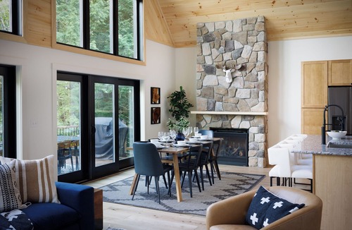 Sunday River Area House | Sleeps 16 Maine Mountain Retreat - Hot Tub, Game Room, Trails