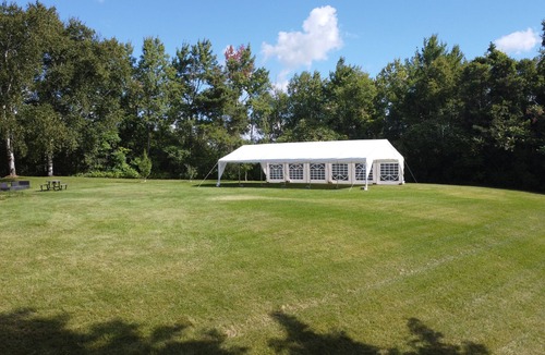 Ashburn RV Rental | Spacious 20’x40’ Party Tent on 22-Acre Hilltop—Perfect for Events & Gatherings
