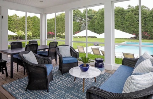 Village of Southampton House | Spacious 6-bedroom house in enchanting Southampton with pool & fitness room