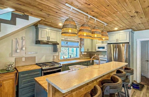 Kennebunk House | Spacious Kennebunk home with access to a pool, sauna, and outdoor balcony