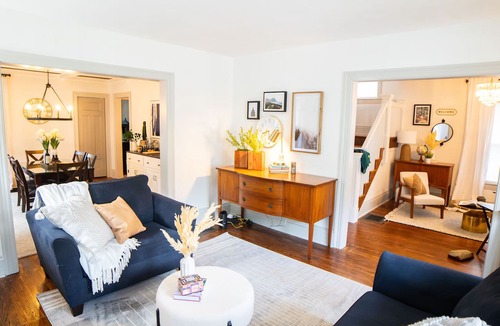 East Avenue House | Spacious Park Ave Retreat with a Hot Tub and AC!