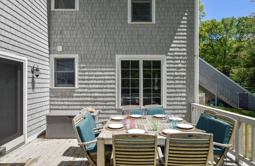 Marstons Mills House | Spacious Stone Fire Pit Game Room!