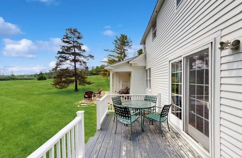Manchester House | Spacious village house, dog-friendly, patio, fireplace, a/c, air hockey, w/d