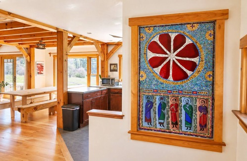 Hoosick Falls House | Stay on a working blueberry and lavender farm! Beautiful views! Close to nature!