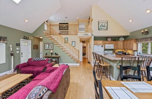 West Bridgton House | Steps to beach/lake access; minutes to pool & mountain - AC - 3-bed/3 bath