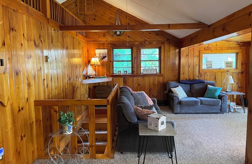 Gray House | Stunning Lakefront Escape on Little Sebago - Private Dock, Kayaks, Sunset Views