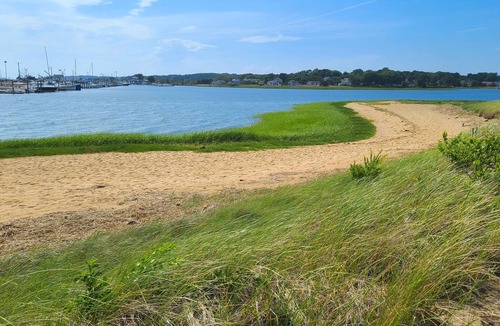 Wellfleet House | Stunning, Waterfront 5BD Contemporary--Central A/C, Harbor Views, Direct Beach Access