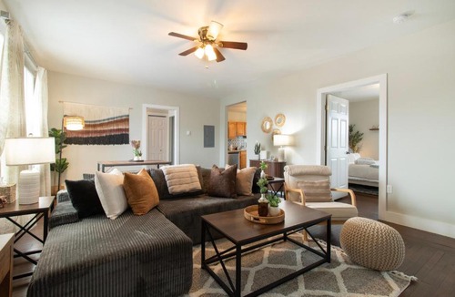 Groton Apartment | Stylish 2 Bedroom Groton Getaway Close to Everything