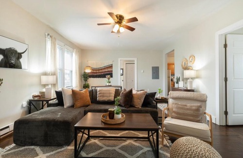 Groton Apartment | Stylish 2 Bedroom Groton Getaway Close to Everything