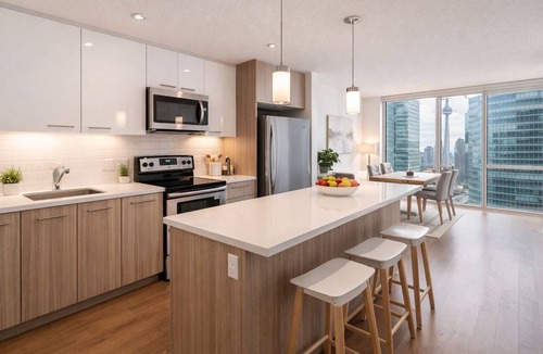 Downtown Toronto Apartment | Stylish 2BR Toronto Retreat at Clarence Square