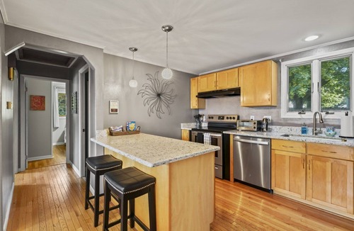 Clifton Park House | Stylish Clifton Park Home w/Firepit~Sunroom!