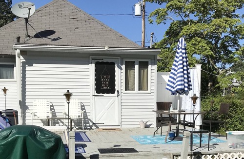 Westbrook Center Cottage | Summer Cottage Living, just steps to a private beach
