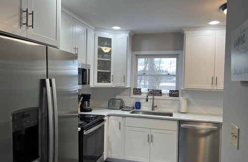 East Stroudsburg House | Summer fun Poconos Watergap: stunning water views, dock, firepit, movie room